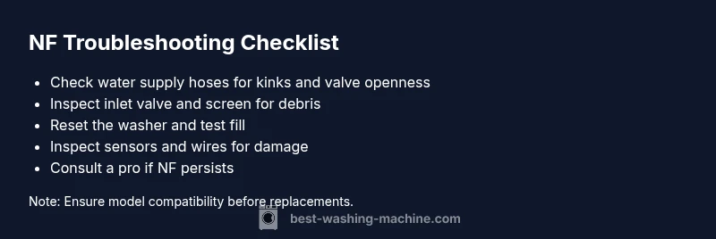 NF Code Troubleshooting Checklist