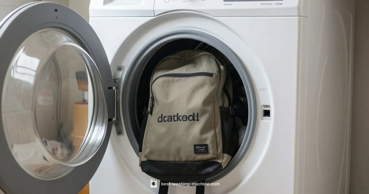 Backpack Dilemma - Best Washing Machine