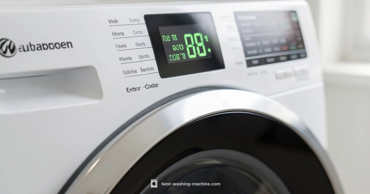E Code Guide - Best Washing Machine