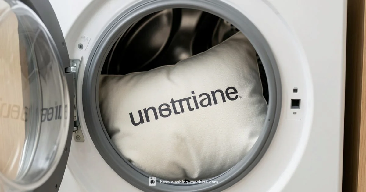 Pillow in Washer - Best Washing Machine